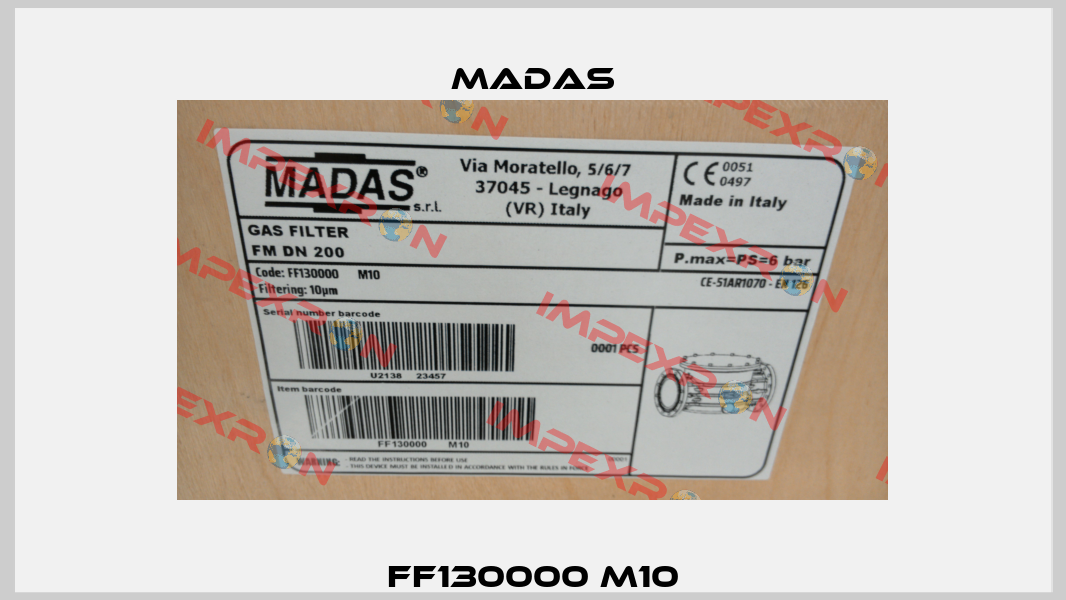 FF130000 M10 Madas