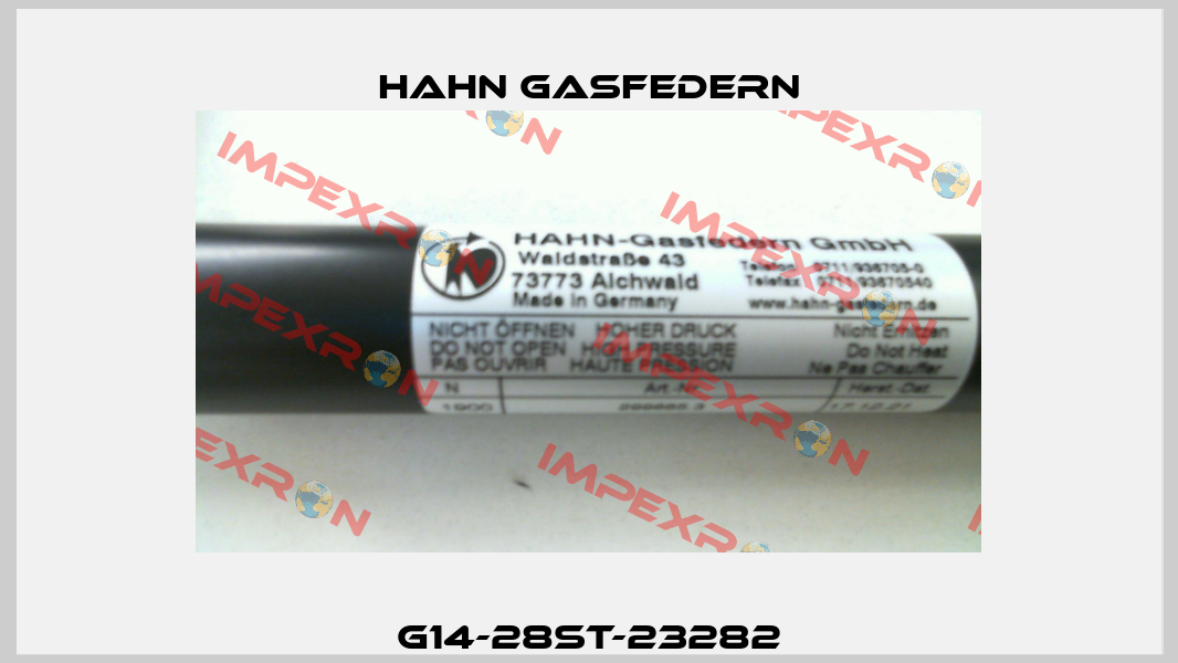 G14-28ST-23282 Hahn Gasfedern