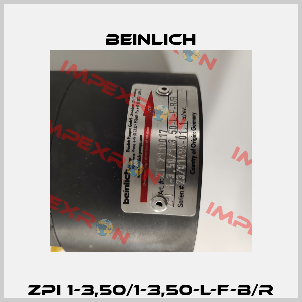 ZPI 1-3,50/1-3,50-L-F-B/R Beinlich