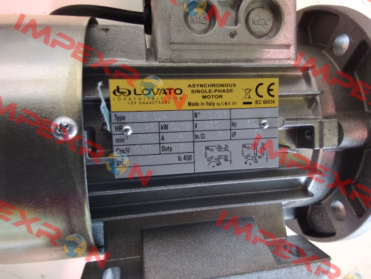 220 V – 50 HZ – IP 55 – Cl. F – S1 Icme Motor